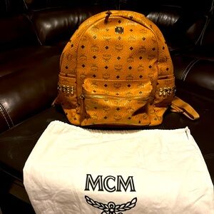 Authentic MCM large backpack-